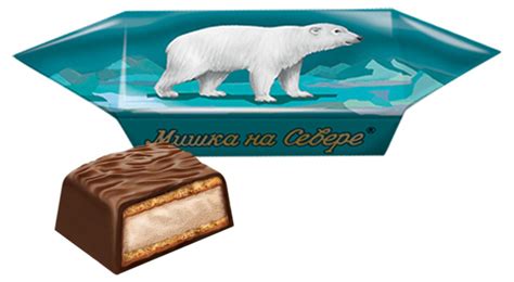 Конфеты Мишка на севере 1 кг фабрика им. Крупской - купить с доставкой ...