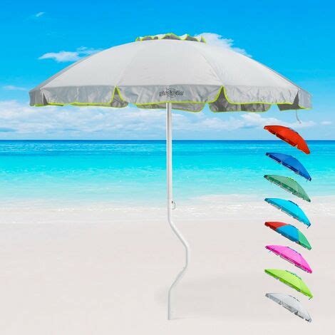 Parasol De Plage L Ger Visser Protection Uv Girafacile Cm Apollo