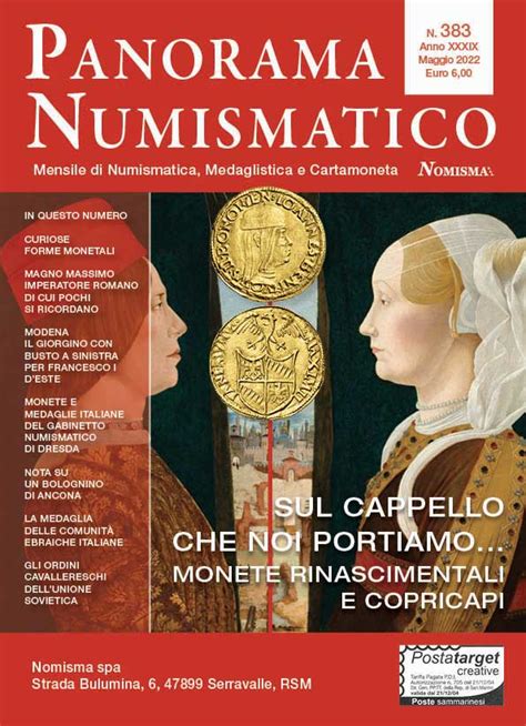 PANORAMA NUMISMATICO N 383 MAGGIO 2022 Nomisma Aste Numismatiche