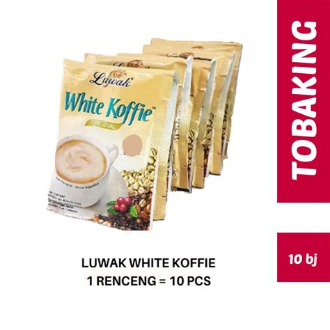 Jual Luwak White Coffee Koffie Original Renceng X Gr Shopee