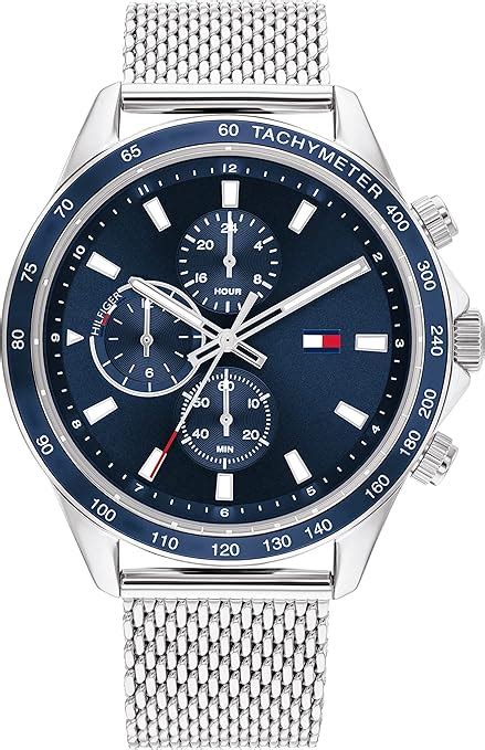 Tommy Hilfiger Analogue Multifunction Quartz Watch For Men With Silver