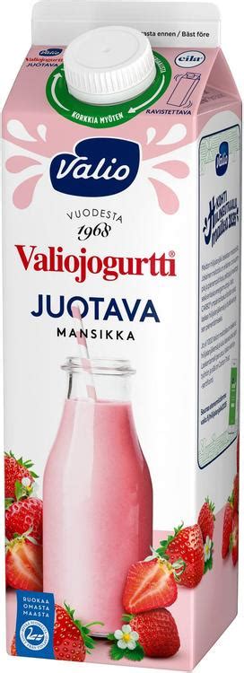 Valiojogurtti Juotava L Mansikka Laktoositon S Kaupat Ruoan