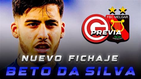 Beto Da Silva Es Nuevo Delantero De Melgar Previa Deportivo Garcilaso