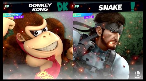 Super Smash Bros Ultimate Amiibo Fights Donkey Kong Vs The World