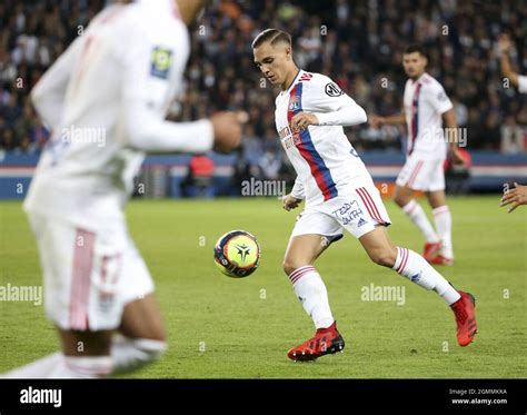 Maxence Caqueret Of Lyon During The French Championship Ligue