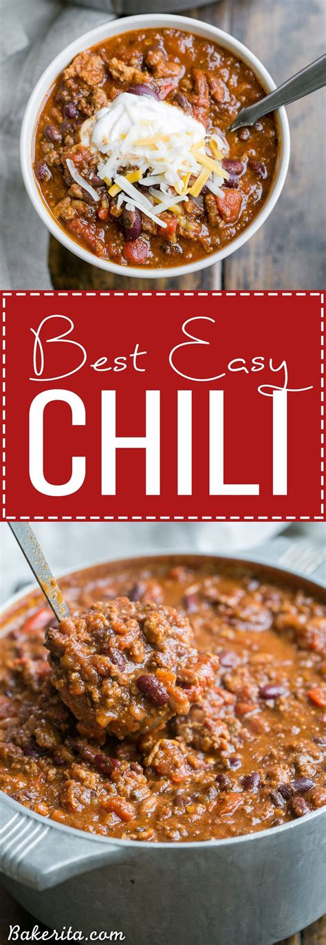 My Best Chili Recipe Chilli Recipes Food Recipes Beef Recipes