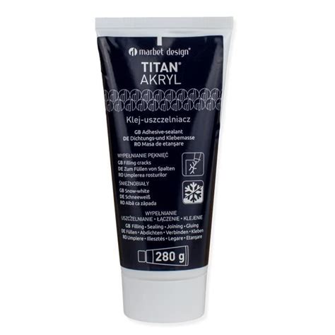 Mastic acrylique TITAN ACRYL Marbet Colle enduit Élastique Sans