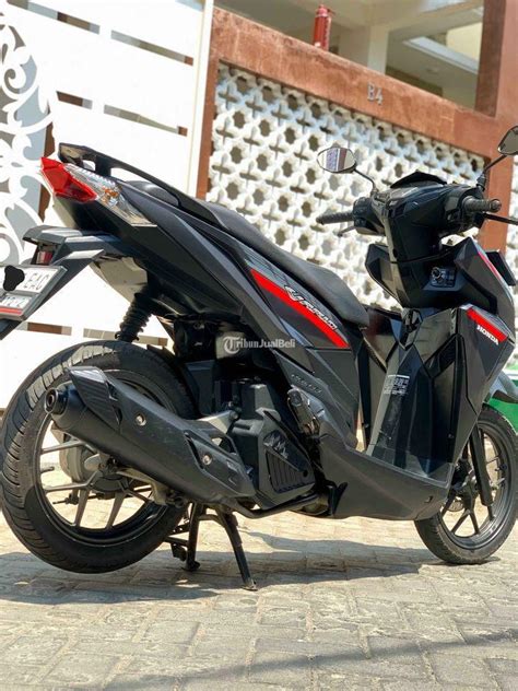 Motor Honda Vario Bekas Tahun 2017 Siap Pakai Surat Lengkap Warna Hitam