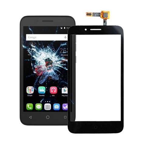 Reemplazo Touch Screen Vidrio Glass Flex Negro Alcatel One Touch Go