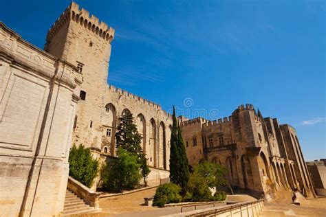 Avignon castle stock photo. Image of architecture, main - 35085238