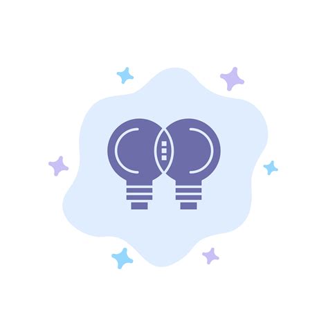 Idea Innovation Mechanic Thinking Blue Icon On Abstract Cloud