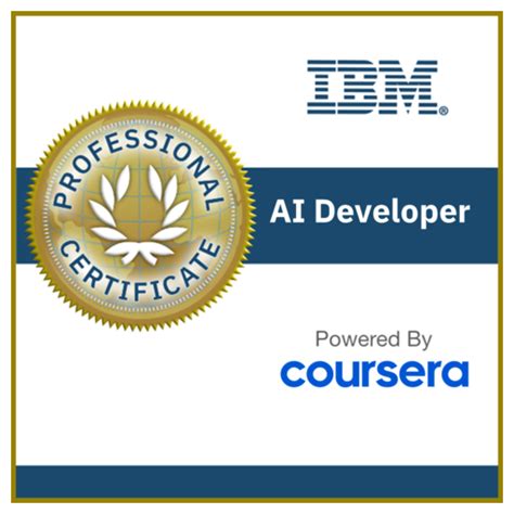 Ibm Ai Developer Professional Certificate Credly