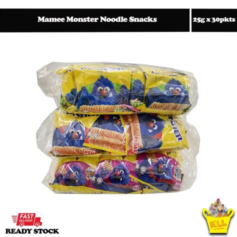 Mamee Monster Noodles Snacks G X Pkts Lazada