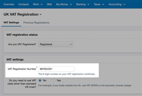 How To Update Your Vat Registration Settings When You Re Register Your