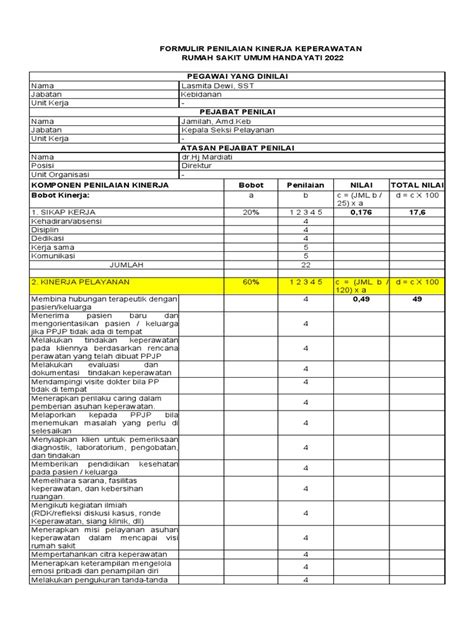 Kps 19 Penilaian Kinerja Bidan Baru Pdf