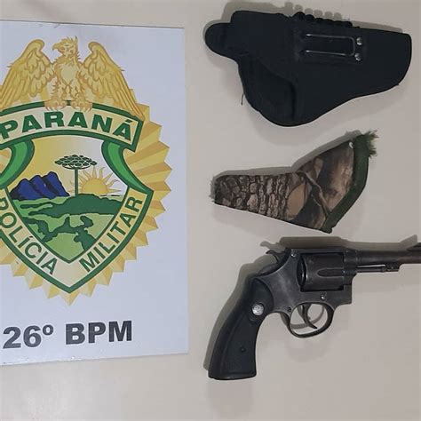 Em situações distintas PM apreende duas armas de fogo durante