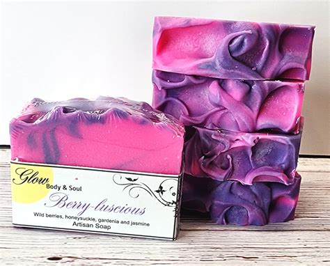 Berry Luscious Handmade Cold Process Soap Glow Body And Soul