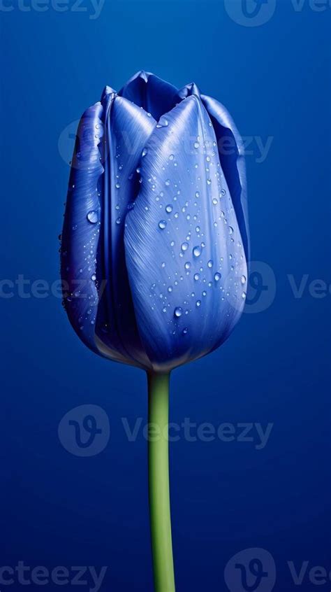 Blue Tulip Tulipa Flower Wallpaper Background Ai Generated 26186521