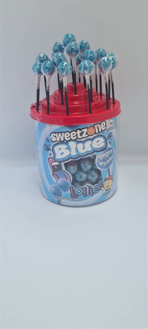 Sweetzone Blue Raspberry Tongue Painter Lollipop → Sweet 4 All Events