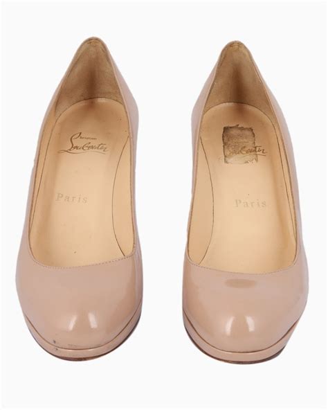 Sapato Louboutin Original New Simplo Pump Nude Feminino