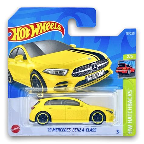 Masinuta Metalica Hot Wheels Mercedes Benz A Class Galben Emag Ro