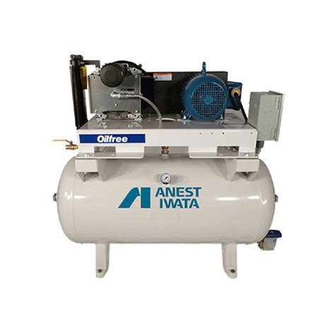 Anest Iwata Oil Free Scroll Compressors SLT OPEN TANK MOUNT SERIES