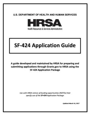 Fillable Online Hrsa Hrsa Sf Application Guide Hrsa Fax Email