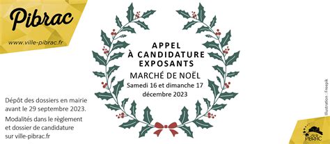 March De No L Appel Candidature Pour Les Exposants Mairie De Pibrac