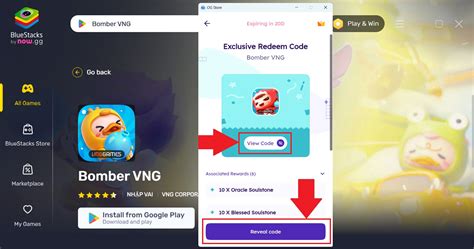 bomber vng cac giftcode  quyen danh cho game thu bluestacks