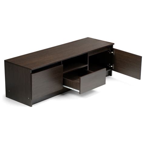 Тумба под телевизор с ящиком и дверцами венге "Эванте" - купить за 6806 ...