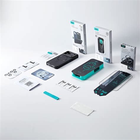 Black MagSafe iPhone 17 Pro Max Case & Screen Defender Bundle|ESR Cyber