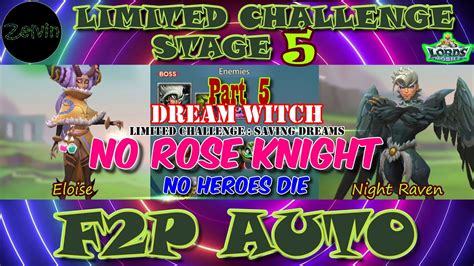 Dream Witch Limited Challenge Stage 5 Saving Dreams Stage 5 2