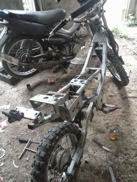 Modif Rangka Trail Satria Tak Inspirasi Penting