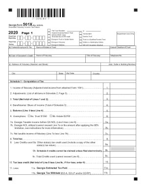 Fillable Online Taxformfinder Org Forms 2020Georgia Department Of