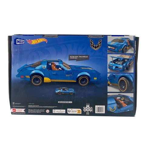 Mattel Mega Hot Wheels Pontiac Firebird Building Toy Ages CanadaWide Liquidations
