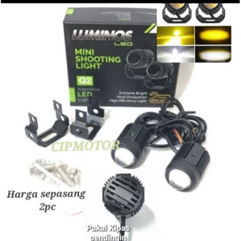 Jual Lampu Tembak Led D Laser Q Luminos Vinyx Mini Driving Moto