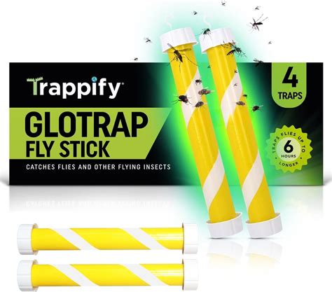 Trappify Glotrap Lot De Pi Ges Mouches Adh Sifs Phosphorescents