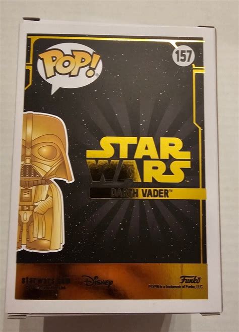 Funko Pop Vinyl Star Wars Darth Vader Gold Metallic Walmart