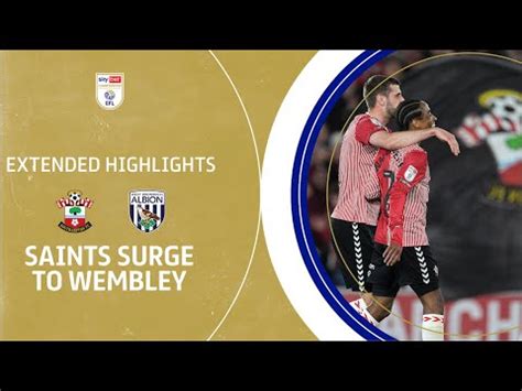 Statistiques Southampton Vs West Bromwich Albion Championship Play