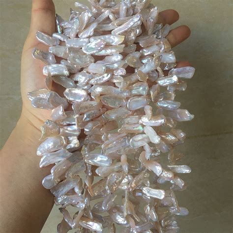 Mm Biwa Baroque Pearl Natural Pearls Manufacturer Keshi Pearl