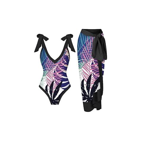 Yogalulu Costumi Interi Ragazza Da Mare Bikini A Vita Alta Da Donna Costumi Da Bagno Push Up