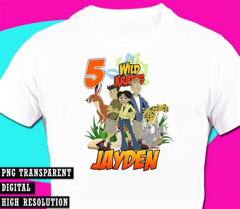 Wild Kratts Iron On Transfer Shirt Designs Wild Kratts Etsy