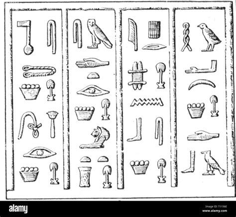 Egyptian Hieroglyphs Hieroglyphics Hi Res Stock Photography And Images