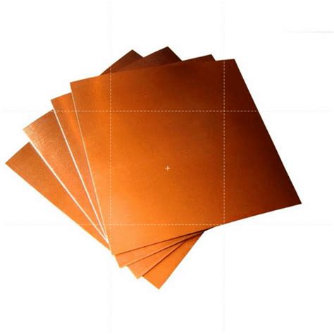 Rectangular Copper Sheet Plate For Industrial Thickness 2 Mm At Rs