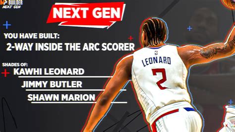 BEST 2 WAY INSIDE THE ARC SCORER BUILD ON NBA 2K21 NEXT GEN YouTube