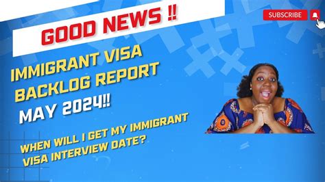 May Immigrant Visa Backlog Report Nvc Case Processing Update