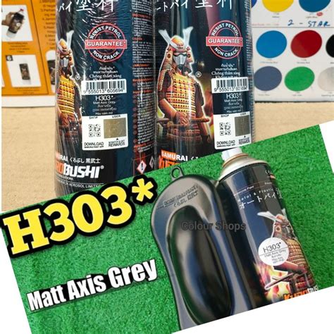 Pilok Pilox Cat Samurai Matt Axis Grey H Abu Abu Gelap Doff Dop