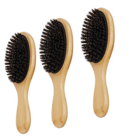 Bamboo Boar Bristle Hair Extention Tool Paddle Hair Brush Hair Brush