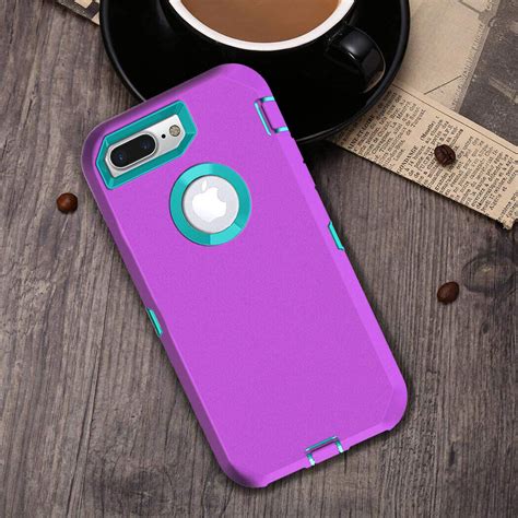 For Iphone 8 7 Plus Phone Case Hybrid Hard Heavy Duty Shockproof Rubber Cover Ebay