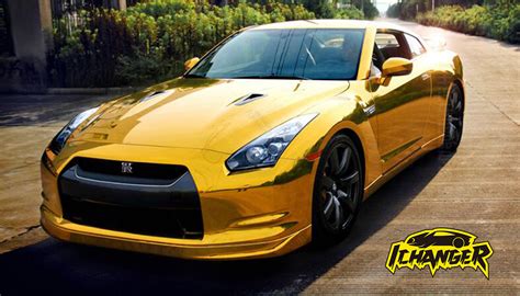 Gold Chrome Car Wrap Vinyl Film